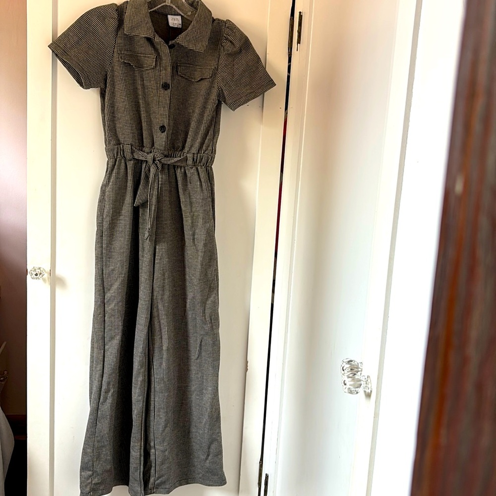 Zara short sleeve jumpsuit